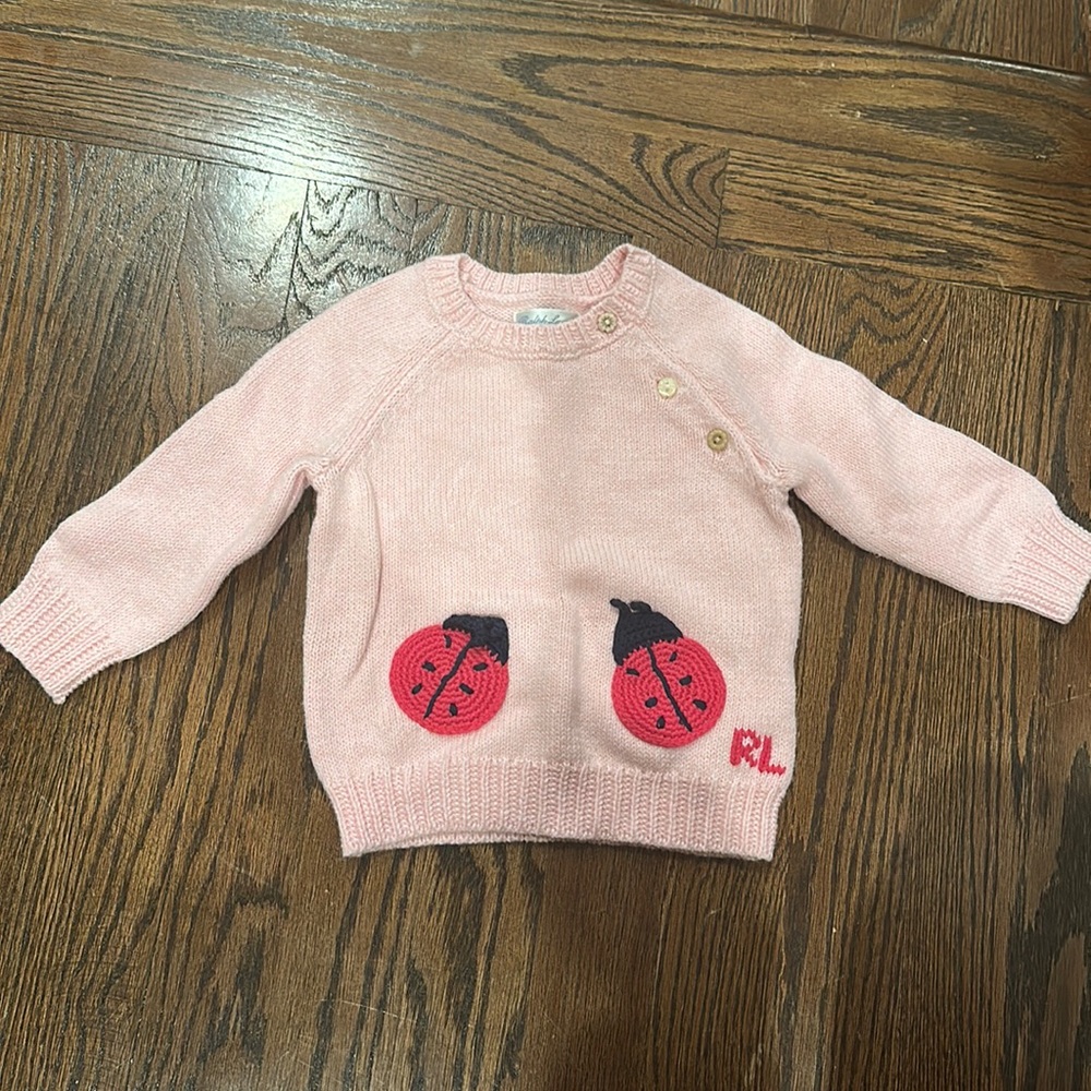 Ralph Lauren baby sweater size 9M - never worn